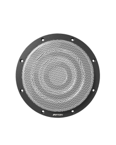 ETON GR16 HG High End speaker grille in step design with solid CNC turned aluminum mounting ring. 