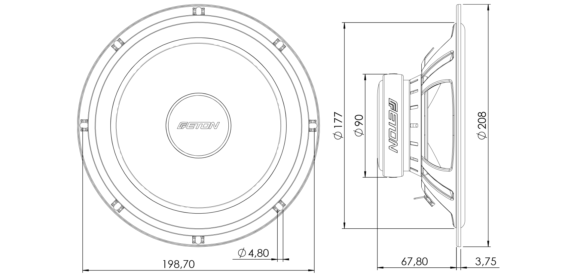 Eton 200.2 mechanical drawing